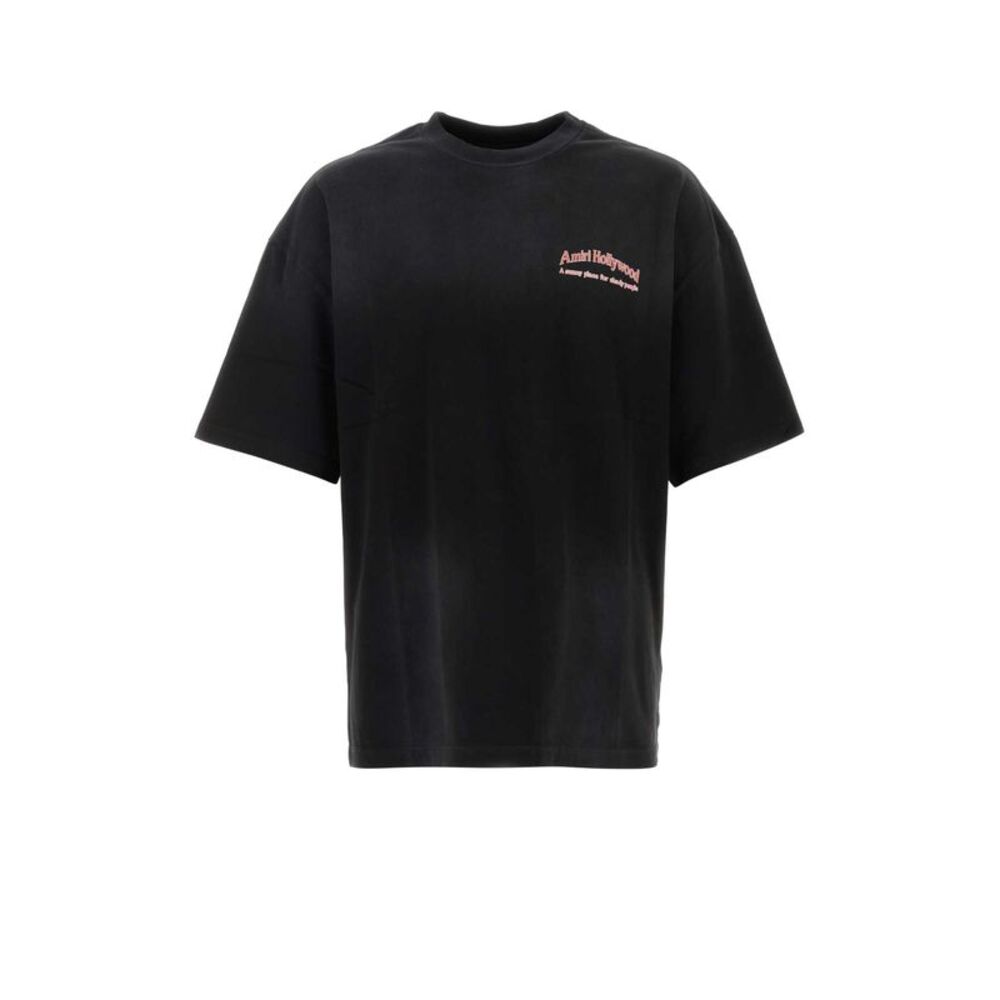 Amiri Men Black Cotton Oversize T-Shirt